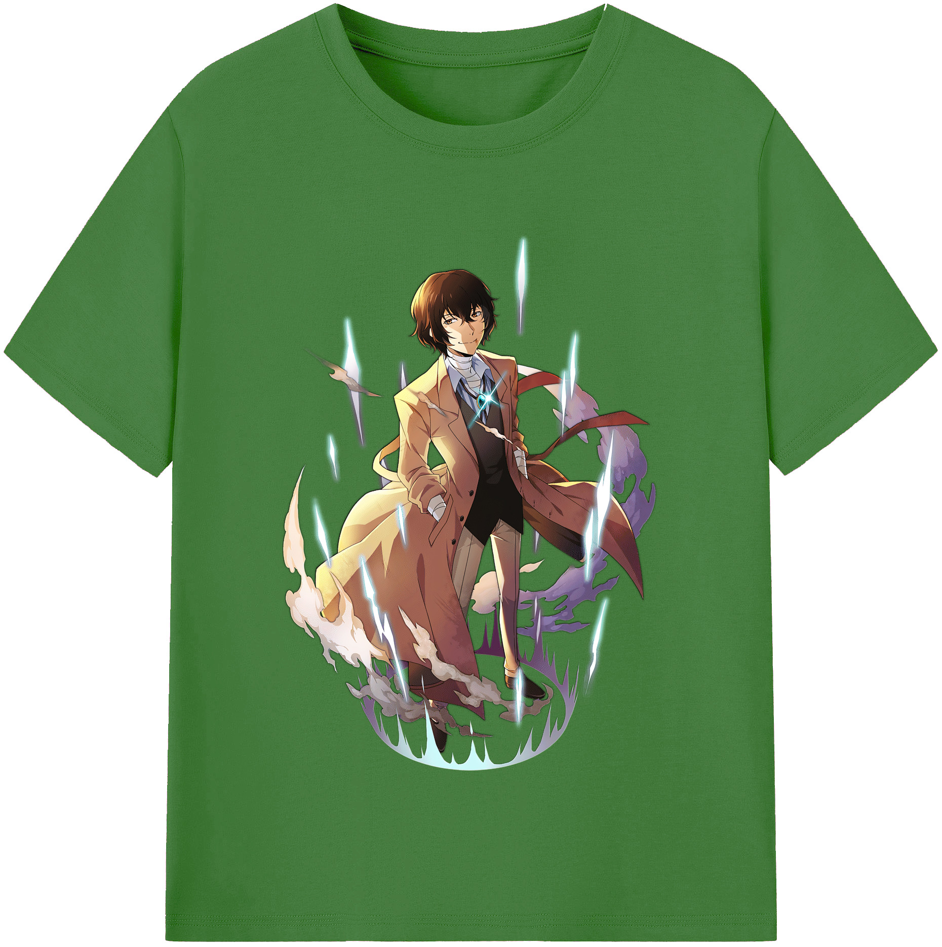 （画像用） 文豪ストレイドッグス Bungo Stray Dogs レディースカジュアルプリントTシャツ（綿100％）